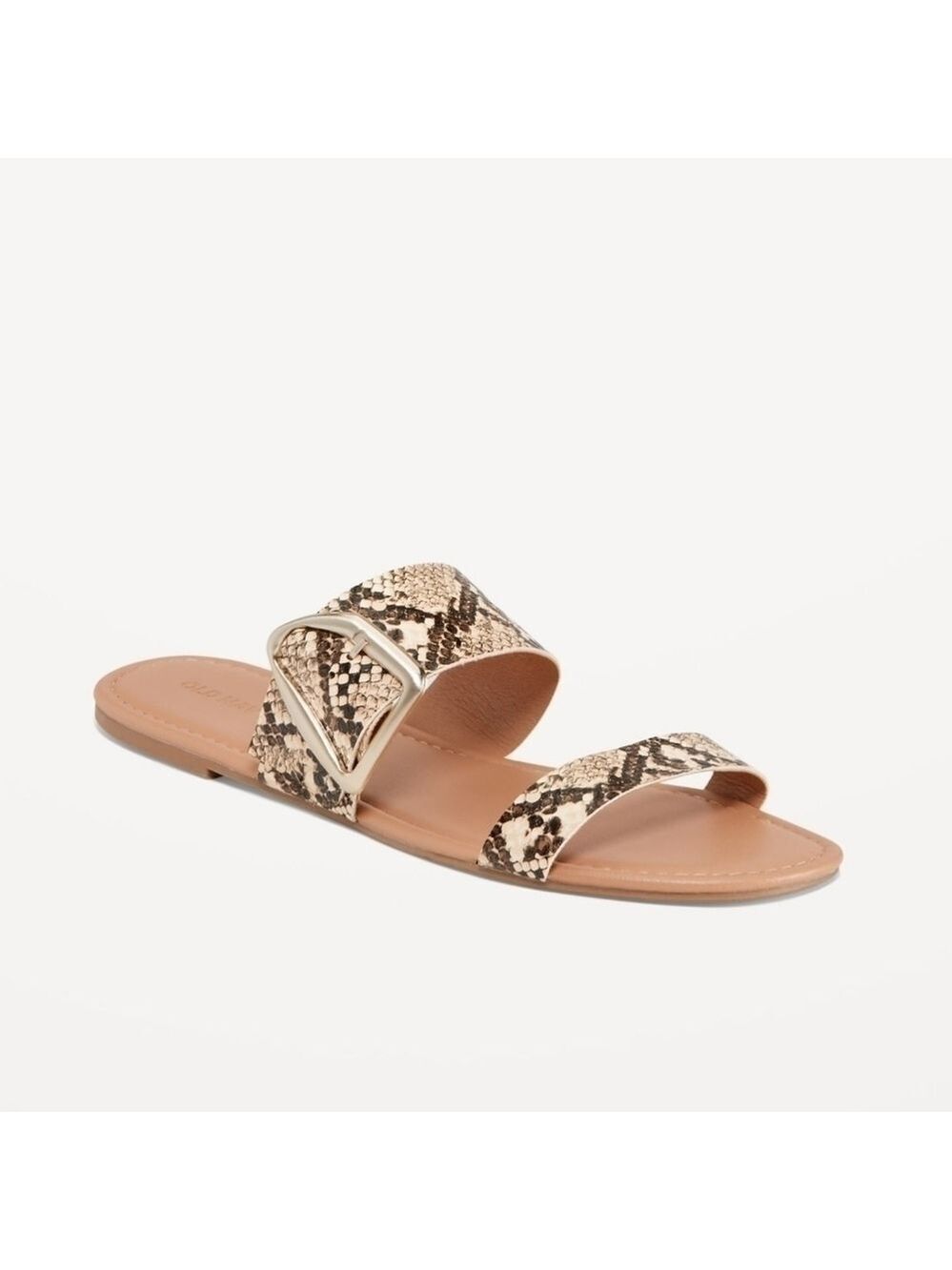 9 - Old Navy • Faux-Leather Double-Strap Metal-Hardware Sandals